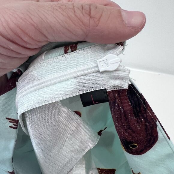 Luouse Bird Dress Womens Fit & Flare Swing Sleeveless Retro Check  Measurements! - Picture 5 of 7